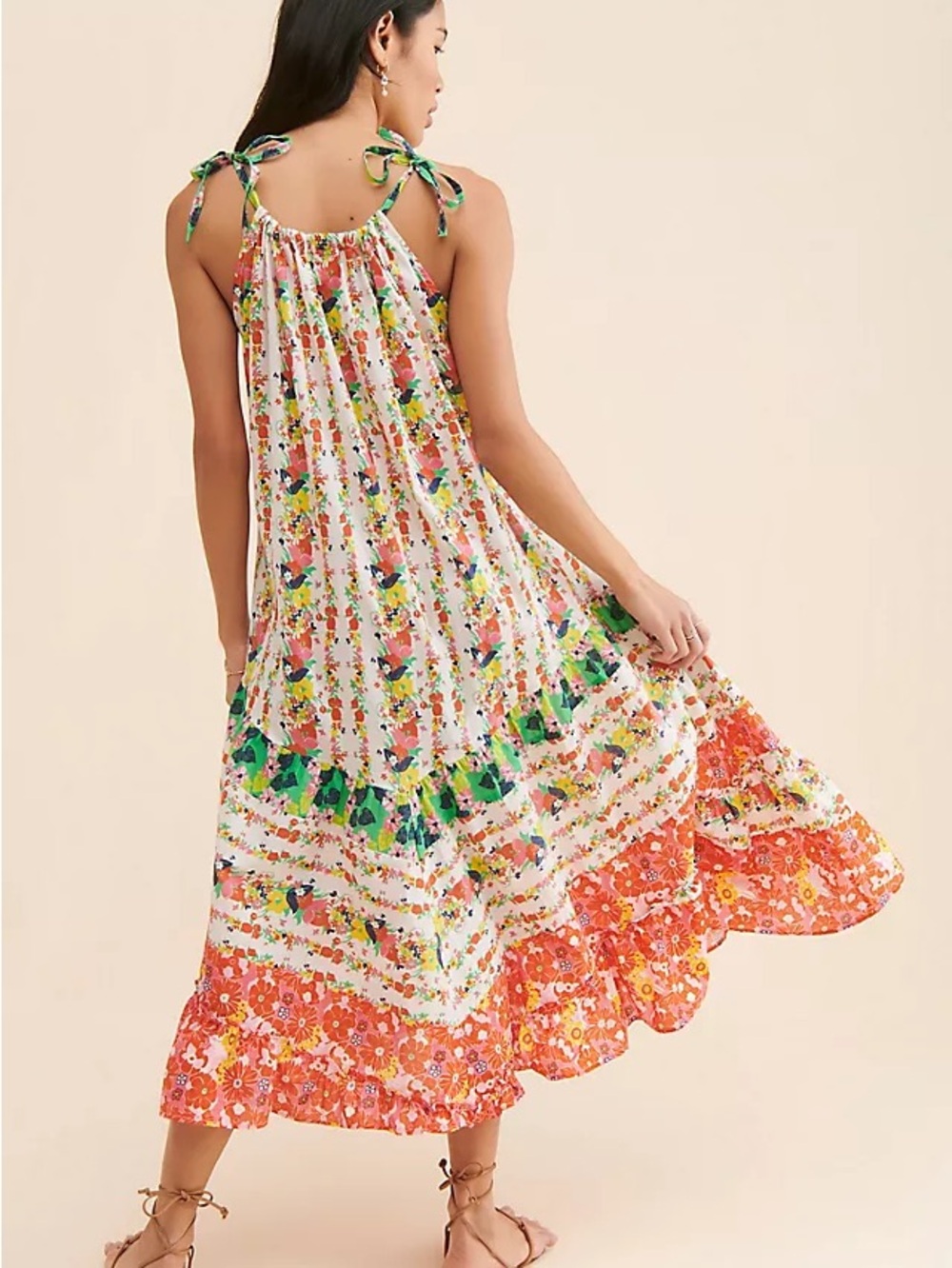 Anthropologie Floe Floral Maxi Dress - Picture 2 of 6